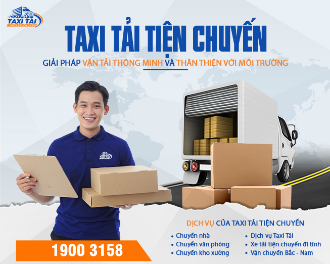 Taxi tải tiện chuyến giải pháp vận tải thông minh thân thiện với môi trường