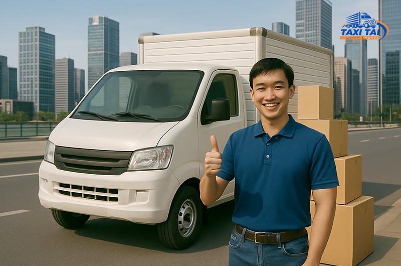 Thuê Xe Tải Chở Hàng Tại Taxi Tải Tiện Chuyến Có Tốt Không? 4 Lý do nên chọn dịch vụ thêu xe tải chở hành tại taxi tải tiện chuyến